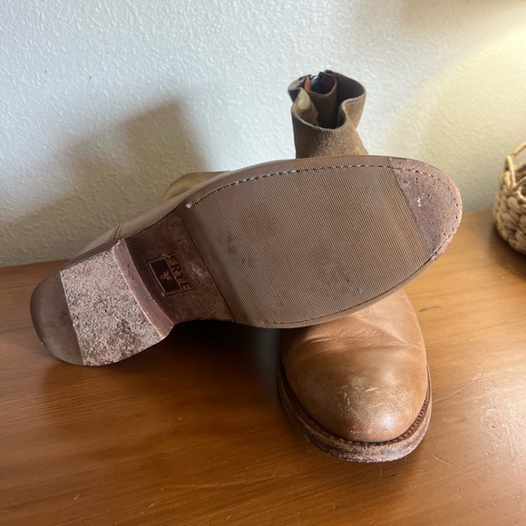 Frye Tan Leather Boots - Picture 3 of 5